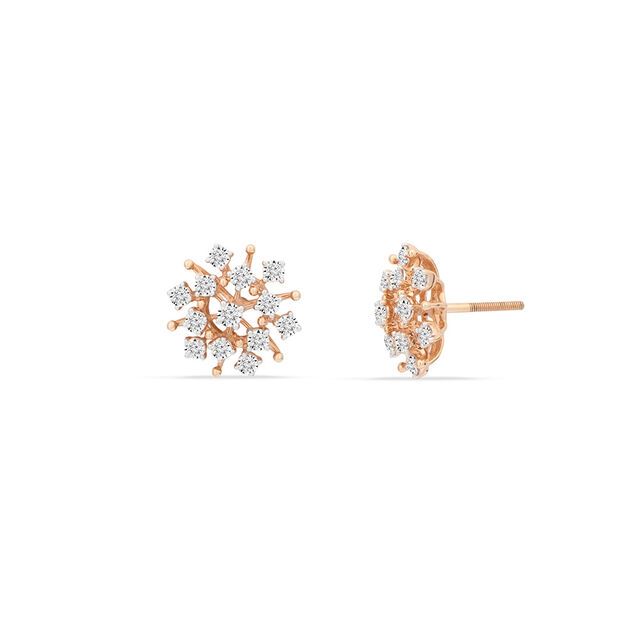Tanishq 18KT Diamond Stud Earrings for Women