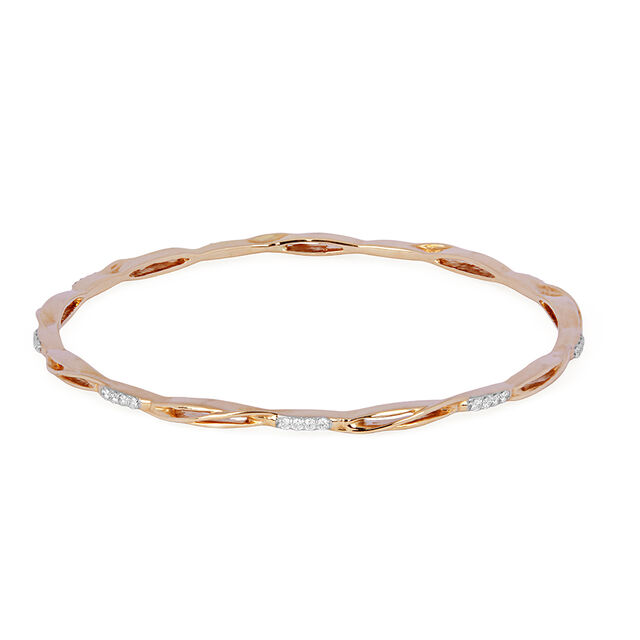 Tanishq 18KT Diamond Bangle for Women 