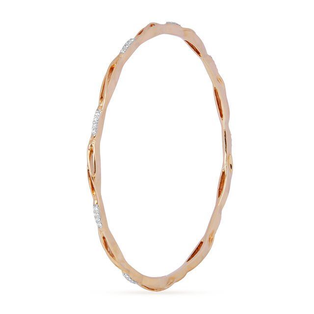 Tanishq 18KT Diamond Bangle for Women 2