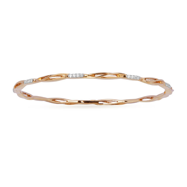 Tanishq 18KT Diamond Bangle for Women 3