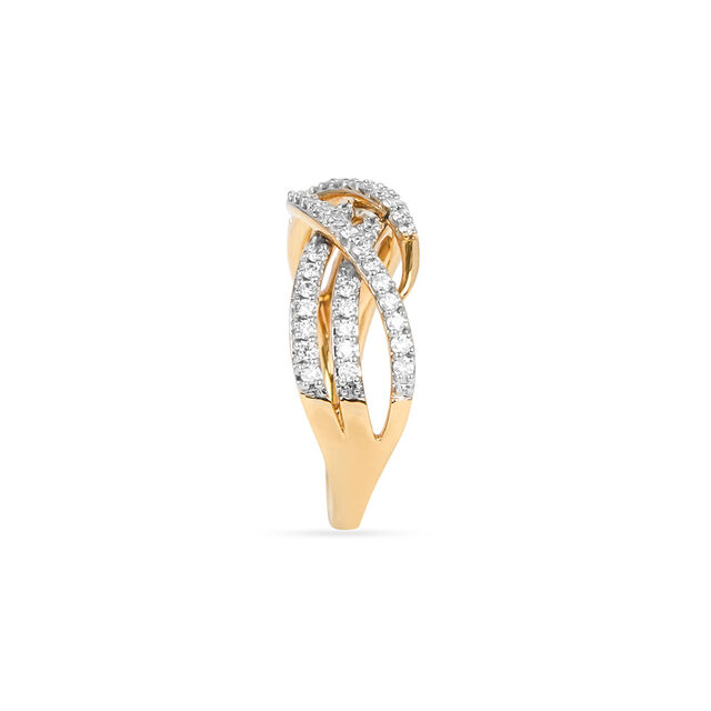 Tanishq 18KT Diamond Finger Ring for Women 4