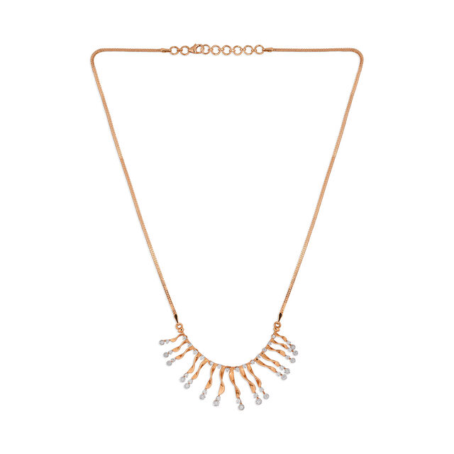 Tanishq 18KT Diamond Necklace for Women 