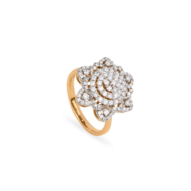 Blooming Diamond Finger Ring 2