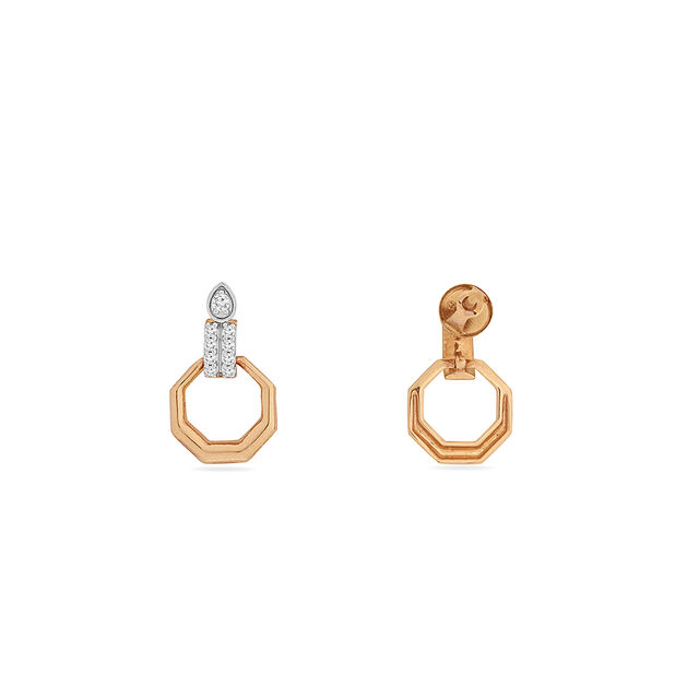 Tanishq 18KT Diamond Earrings for Women 4