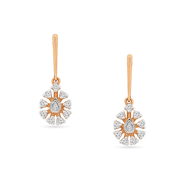 Tanishq 18KT Diamond Earrings for Women 