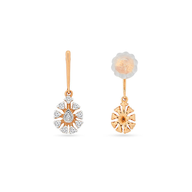 Tanishq 18KT Diamond Earrings for Women 4