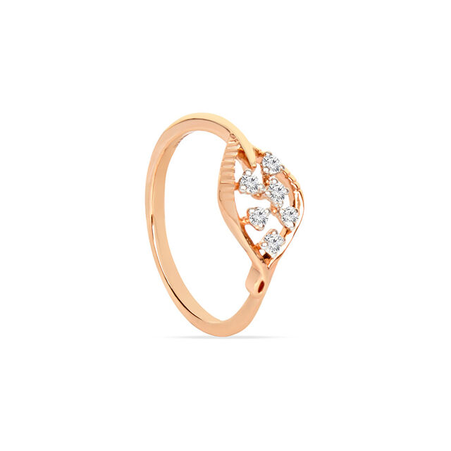 Tanishq 18KT Diamond Finger Ring for Women 2