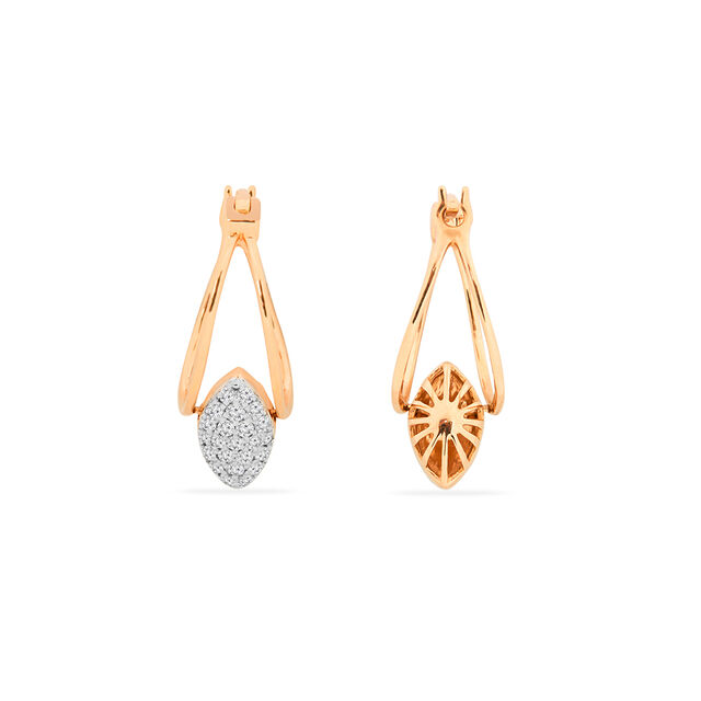 Tanishq 18KT Diamond Earrings for Women 3