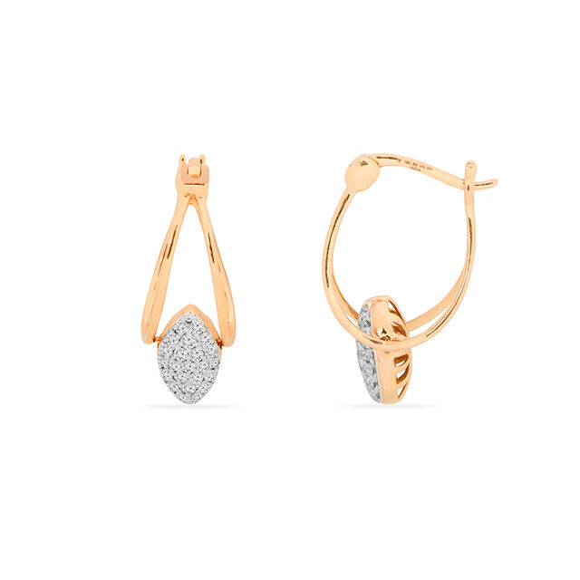 Tanishq 18KT Diamond Earrings for Women 4
