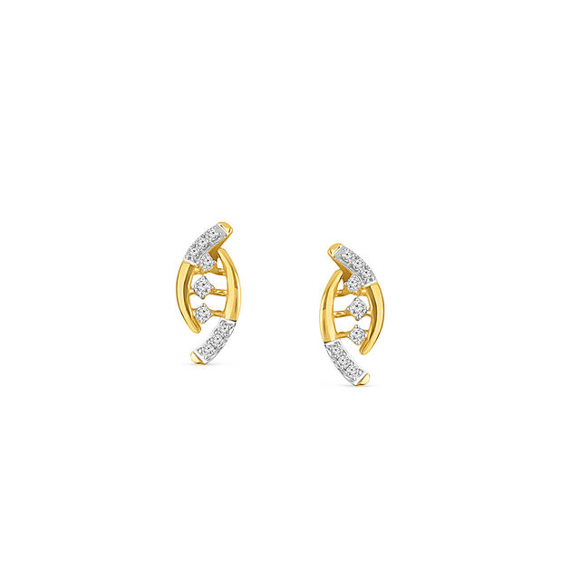 Tanishq 18KT Diamond Earrings for Women 