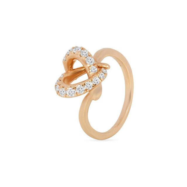 Charming Heart Diamond Ring 2