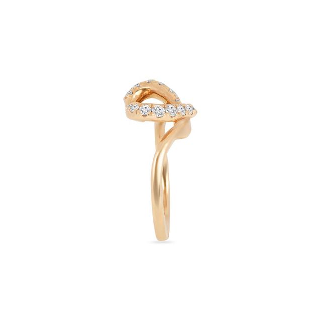 Charming Heart Diamond Ring 4