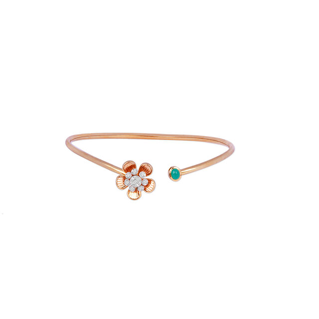 Tanishq 18KT Diamond Bangle for Women 2