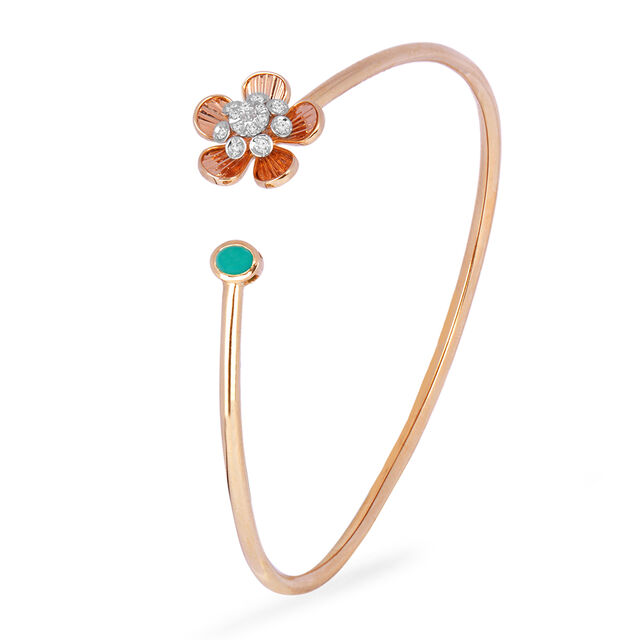 Tanishq 18KT Diamond Bangle for Women 4