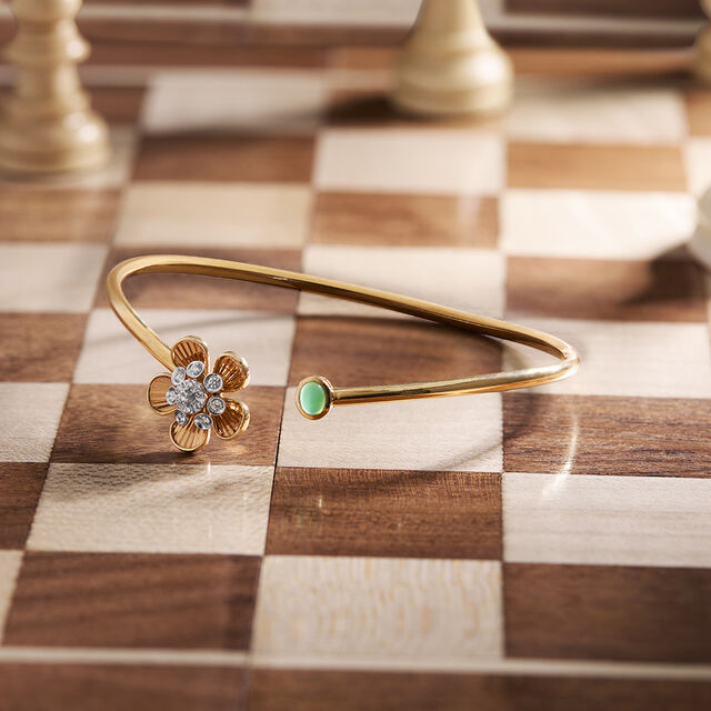 Tanishq 18KT Diamond Bangle for Women 