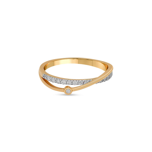 Tanishq 18 KT Diamond Finger Ring for Women