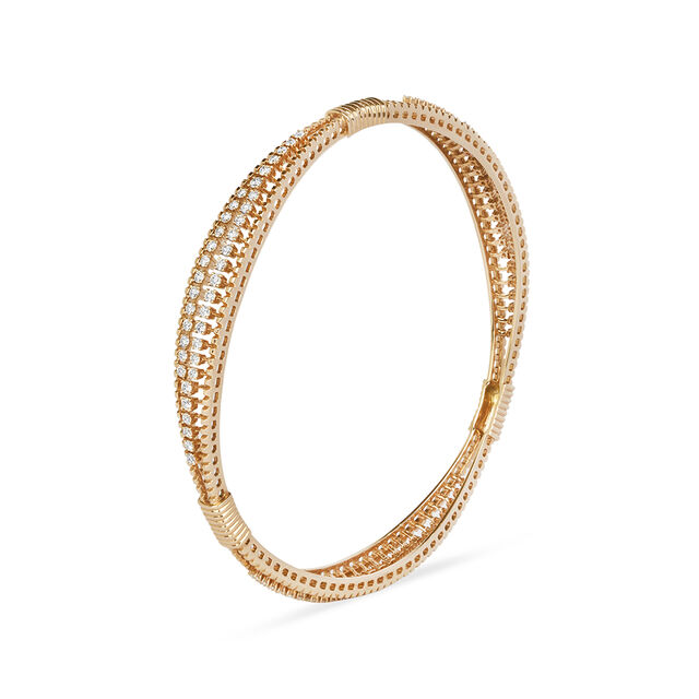 Tanishq 18KT Diamond Bangle for Women 2