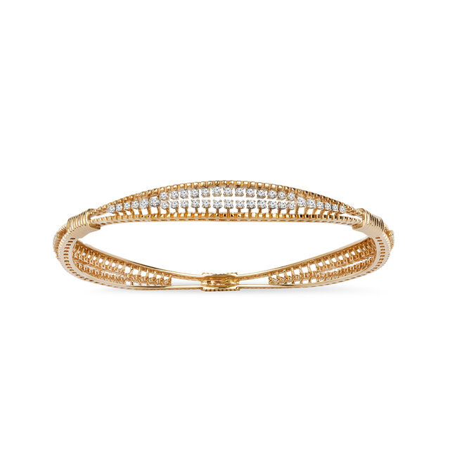 Tanishq 18KT Diamond Bangle for Women 4