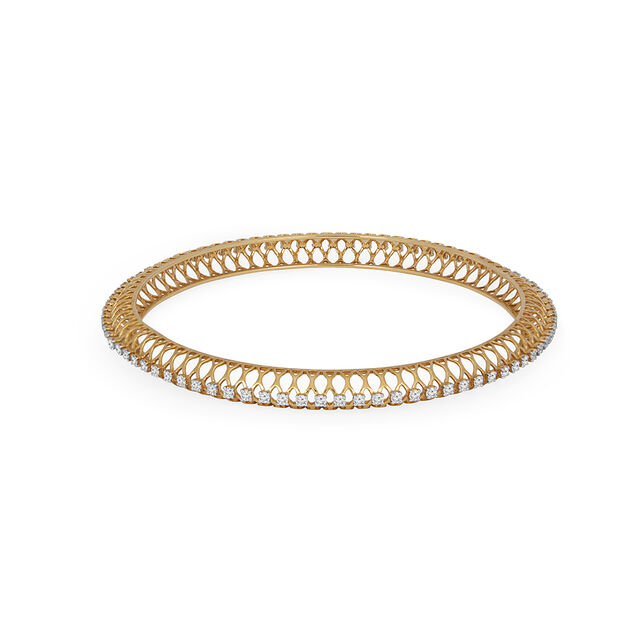 Luminous Diamond Bangles 