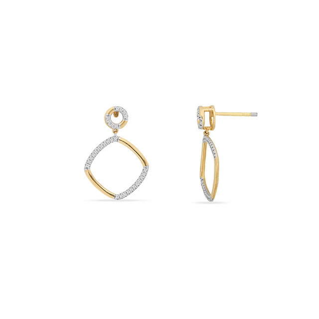 Geometric Charm Drop Earrings 4