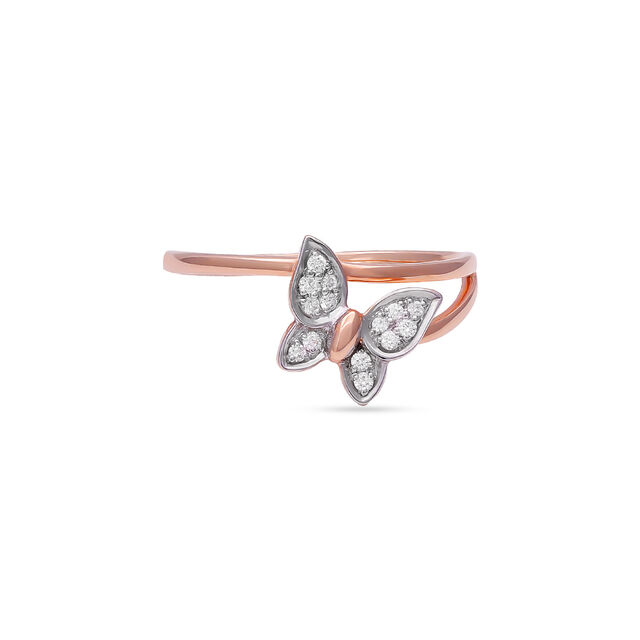 Tanishq 18 KT Diamond Finger Ring for Women