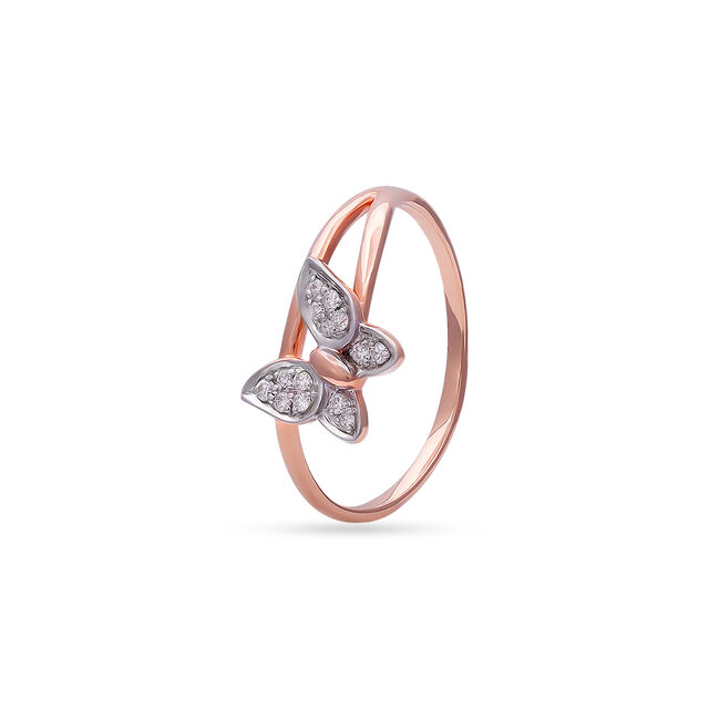 Tanishq 18 KT Diamond Finger Ring for Women