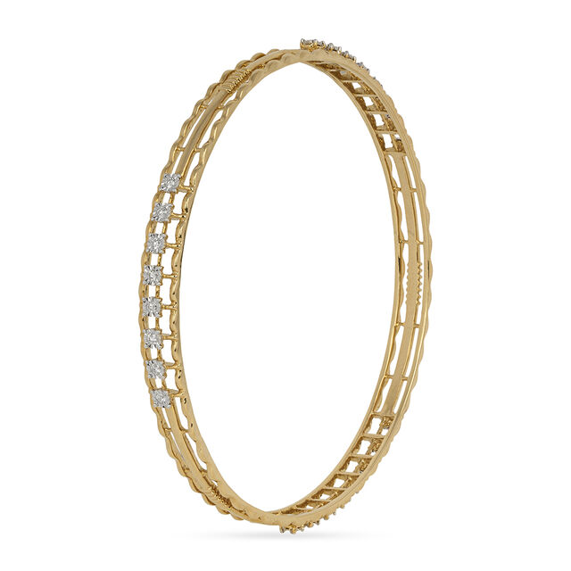Tanishq 18KT Diamond Bangle for Women 2