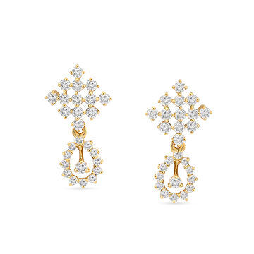 Dazzling Dance Diamond Drop Earrings