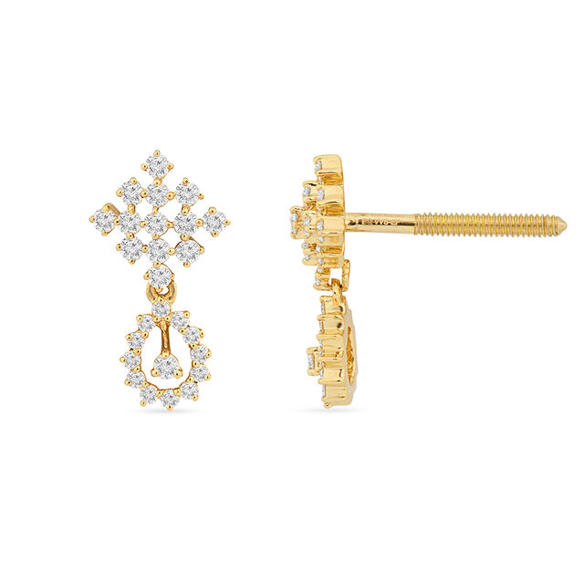 Dazzling Dance Diamond Drop Earrings 2