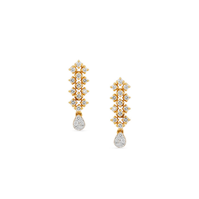 Tanishq 18KT Diamond Earrings for Women