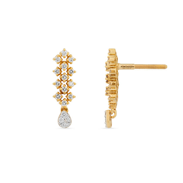 Tanishq 18KT Diamond Earrings for Women