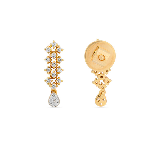 Tanishq 18KT Diamond Earrings for Women