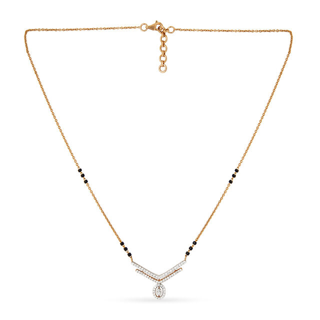 Tanishq 18KT Diamond Mangalsutra for Women 4