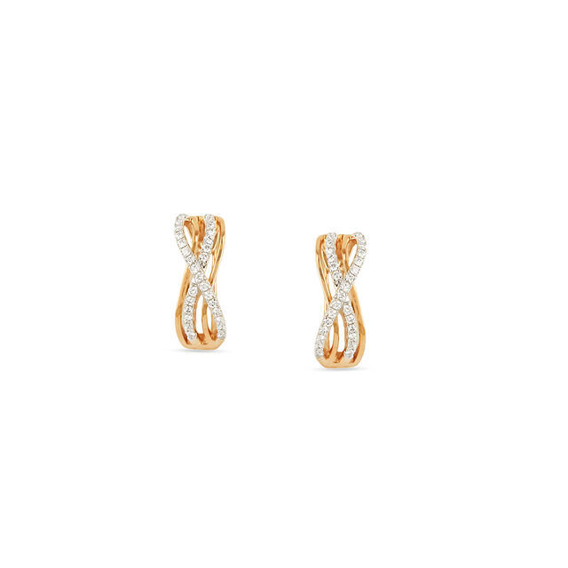 Tanishq 18KT Diamond Earrings for Women 