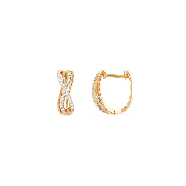 Tanishq 18KT Diamond Earrings for Women 2