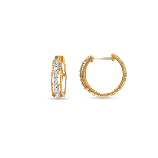 Tanishq 18KT Diamond Earrings for Women 2