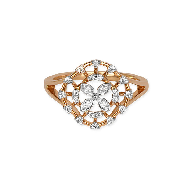 Tanishq 18KT Diamond Finger Ring for Women 