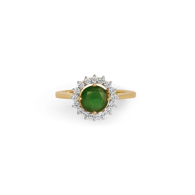 Tanishq 18KT Diamond Finger Ring for Women 
