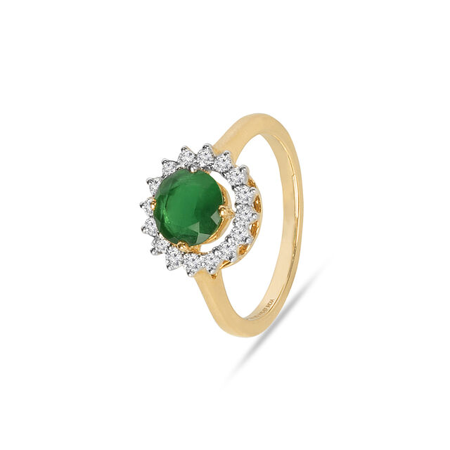 Tanishq 18KT Diamond Finger Ring for Women 4