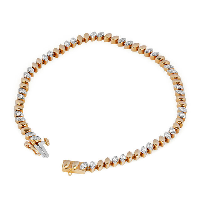Tanishq 18KT Diamond Bracelet for Women 2