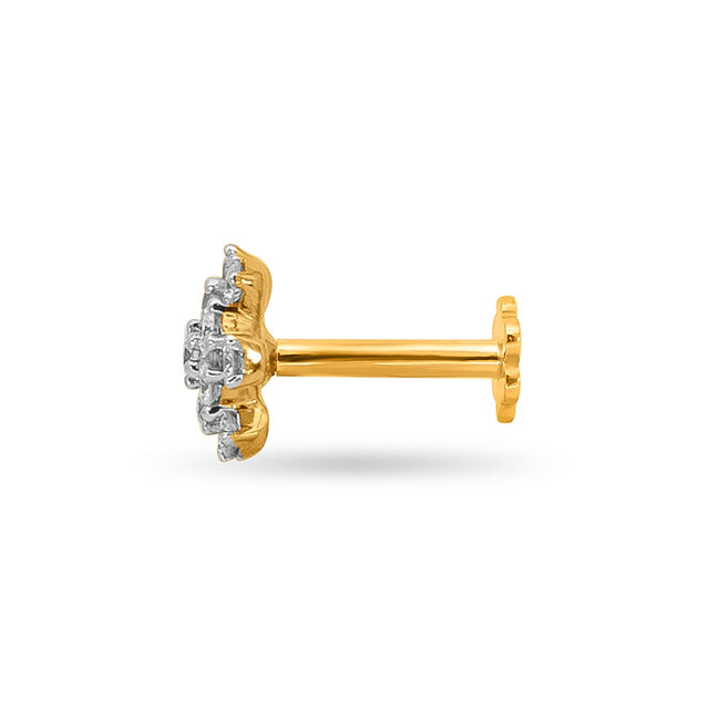 Tanishq 18KT Diamond Nose Pin for Women 2