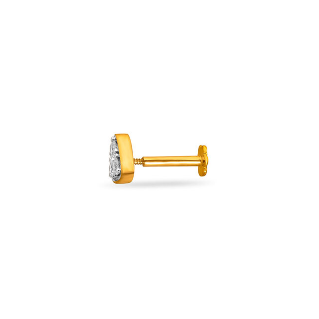 Tanishq 18KT Diamond Nose Pin for Women 2