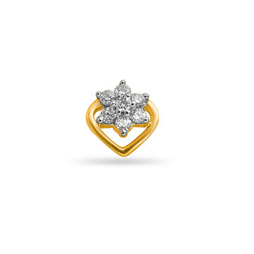 Tanishq 18 Karat Diamond Nose Pin for Women