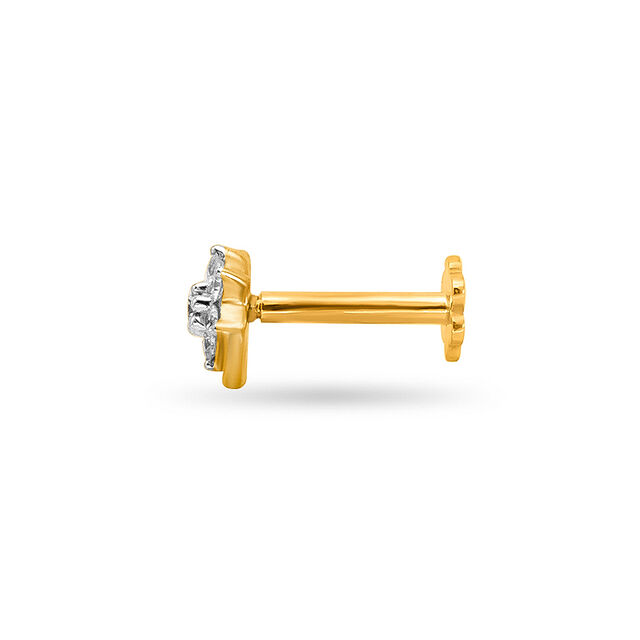 Tanishq 18 Karat Diamond Nose Pin for Women 2
