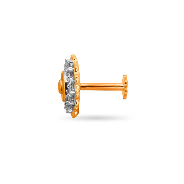 Tanishq 18KT Diamond Nose Pin for Women 2