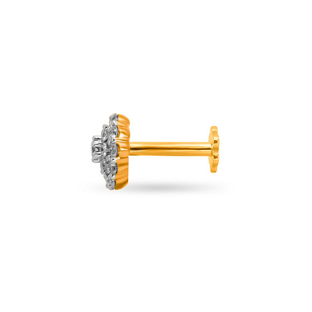 Tanishq 18KT Diamond Nose Pin for Women 2