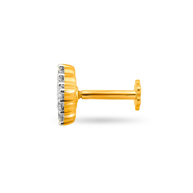 Tanishq 18KT Diamond Nose Pin for Women 2