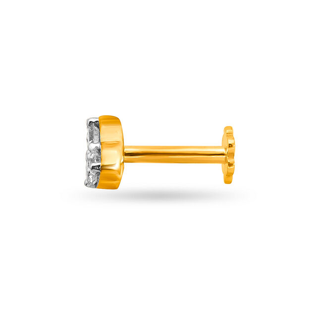 Tanishq 18KT Diamond Nose Pin for Women 2