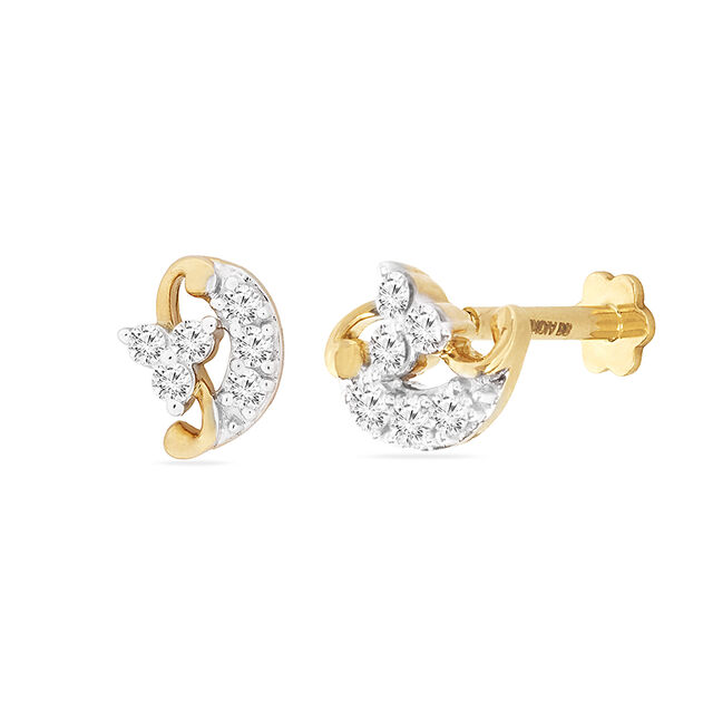 Tanishq 18KT Diamond Nose Pin for Women 2