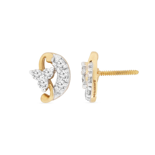 Tanishq 18KT Diamond Nose Pin for Women 3
